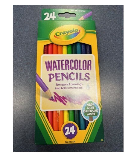 Crayola Watercolor Pencils - Assorted Colors Set of 24