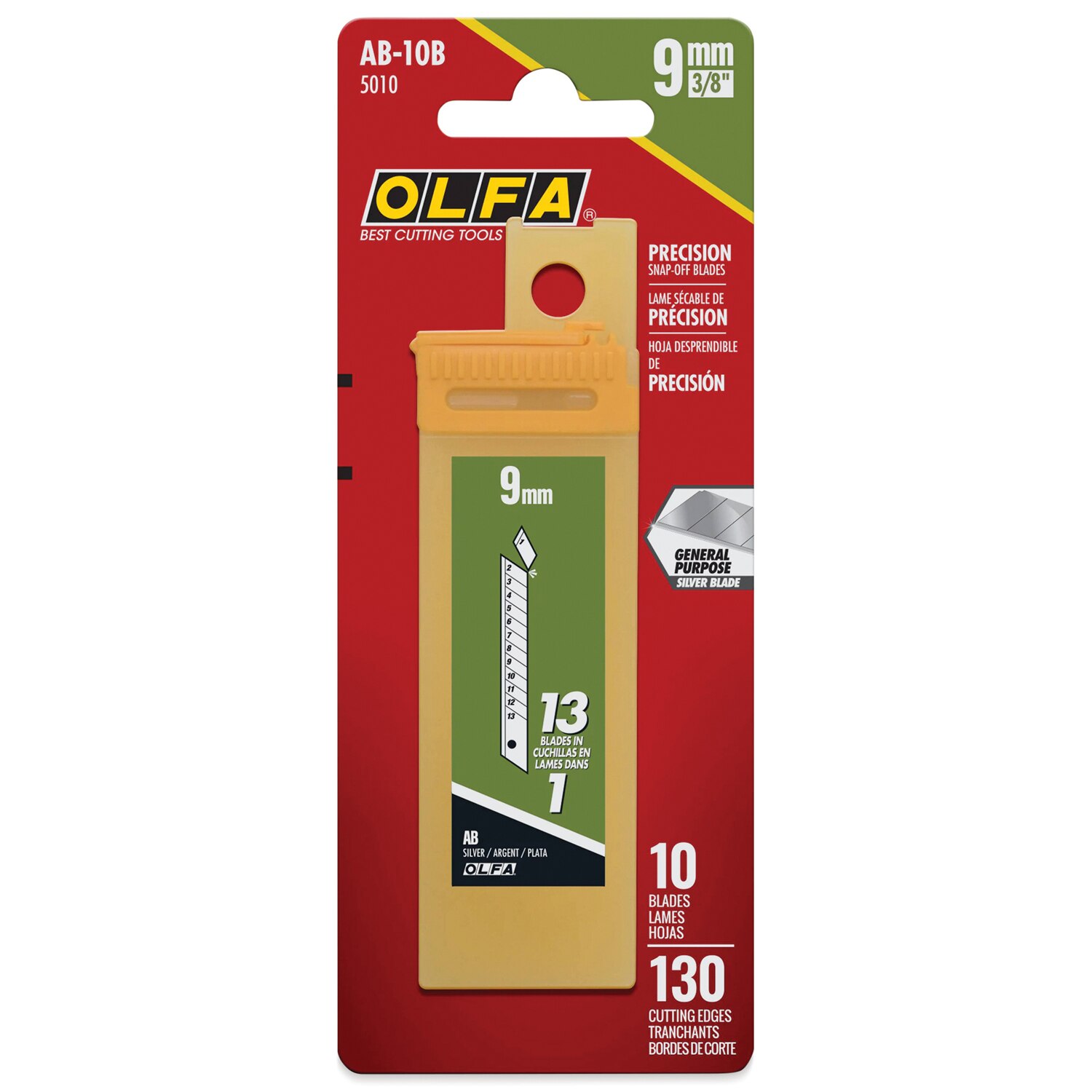 Olfa Snap-Off Blade Cutter - Replacement Blades Pkg of 10