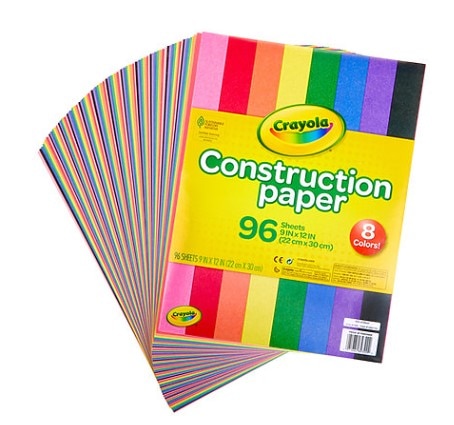 Crayola Construction Paper 96 Shts./Pkg.