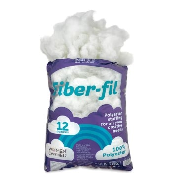 Essentials by Leisure Arts Fiber-fil Polyester Stuffing - 12 oz