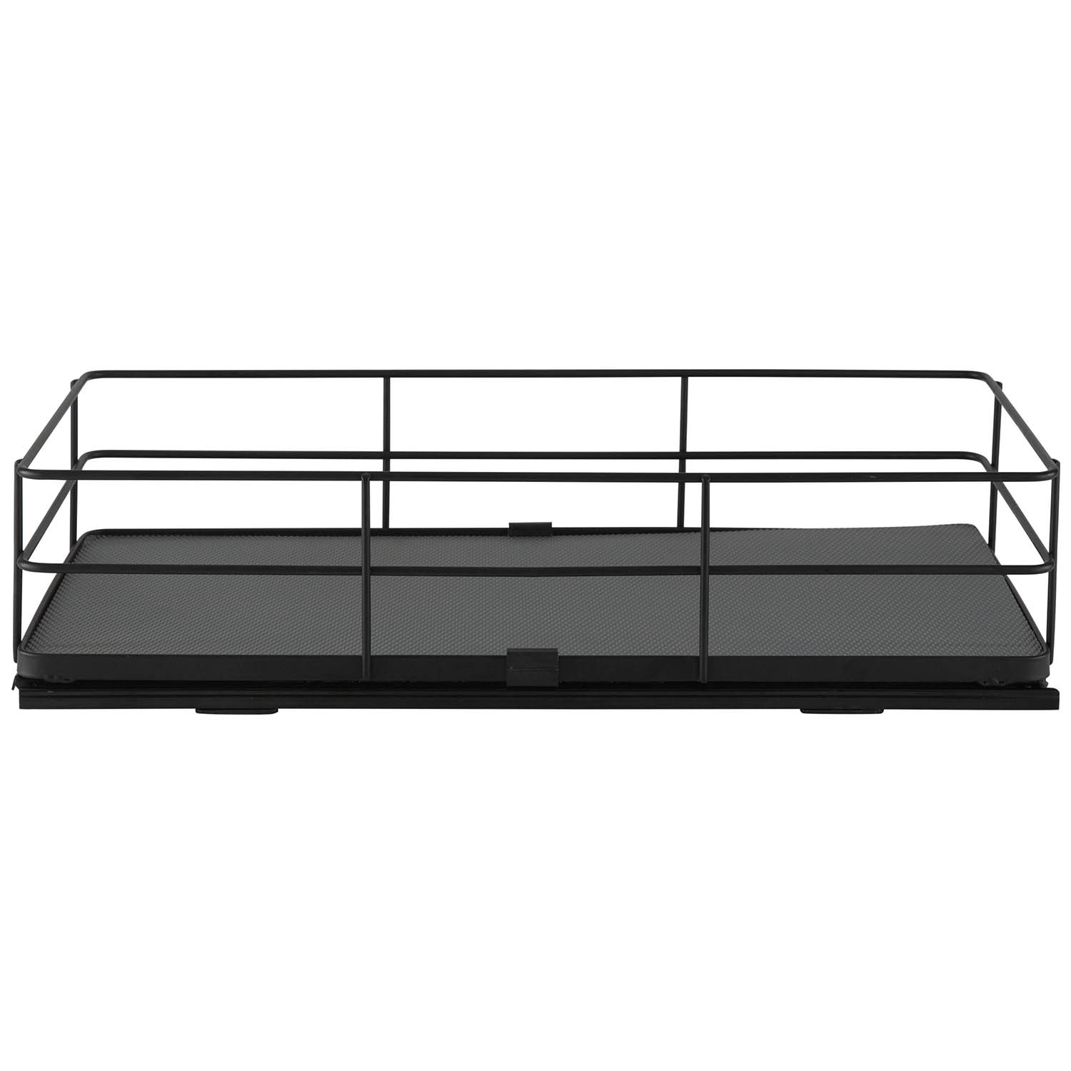 Organize It All Slide Out Shelf Organizer in Matte Black