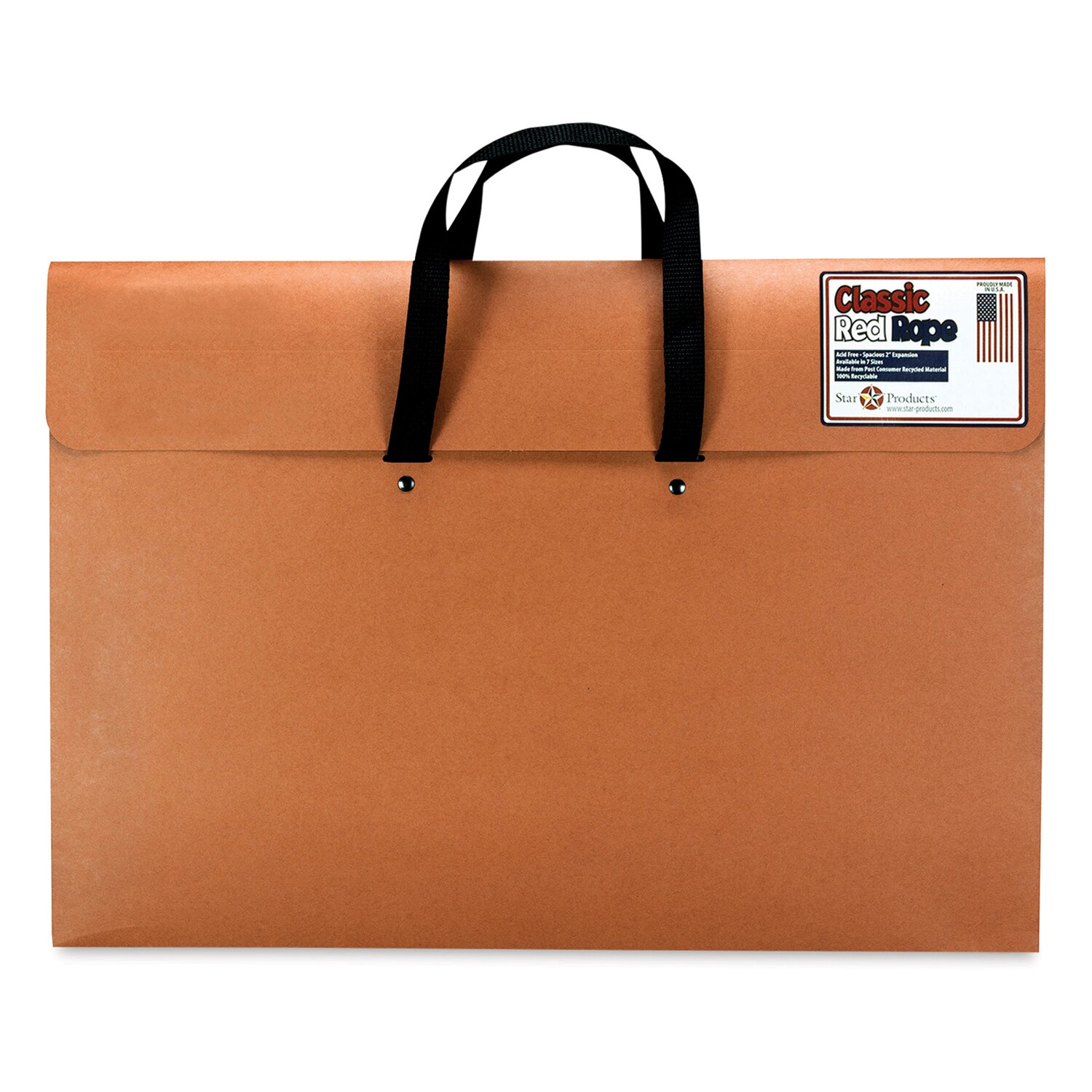 Star Products Red Fiber Art Expanding Portfolio, 14in x 20in