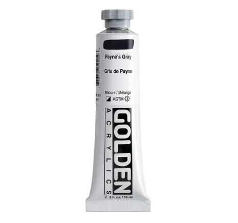 Golden(R) Heavy Body Acrylic, 2 oz., Paynes Gray