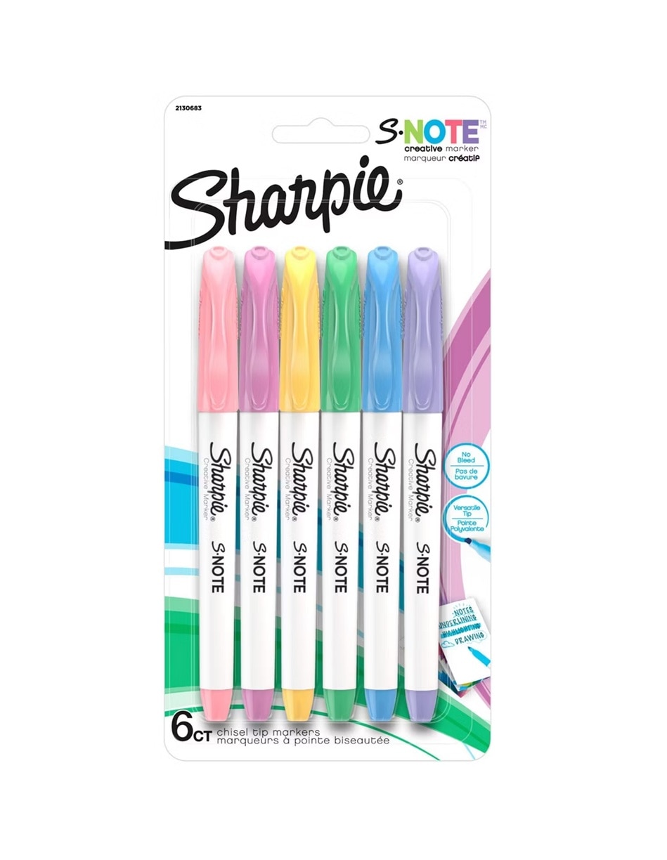 Sharpie S-Note Creative Marker 6pk