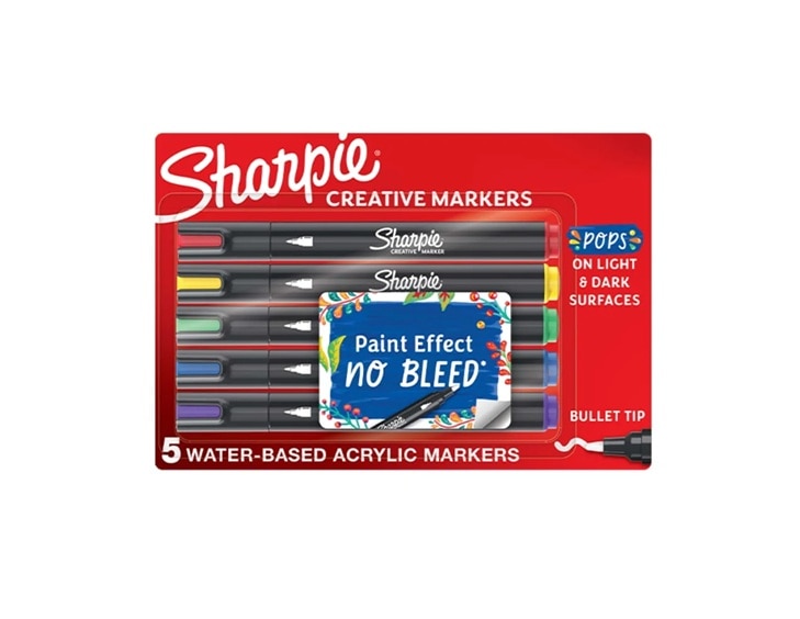 Sharpie Creative Markers Acrylic Bullet Tip 5pk