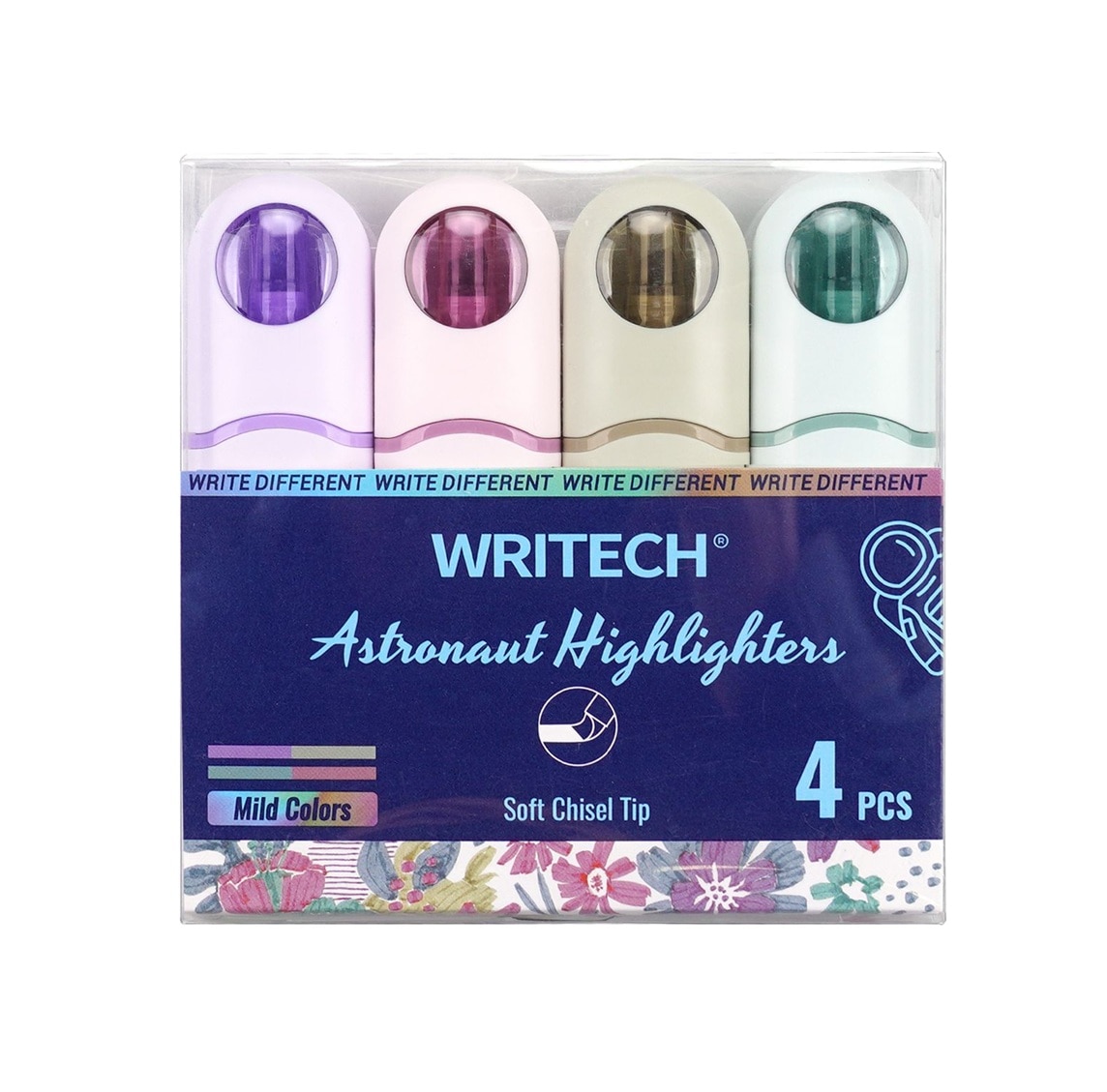 Writech Astronaut Highlighters Vintage 4ct