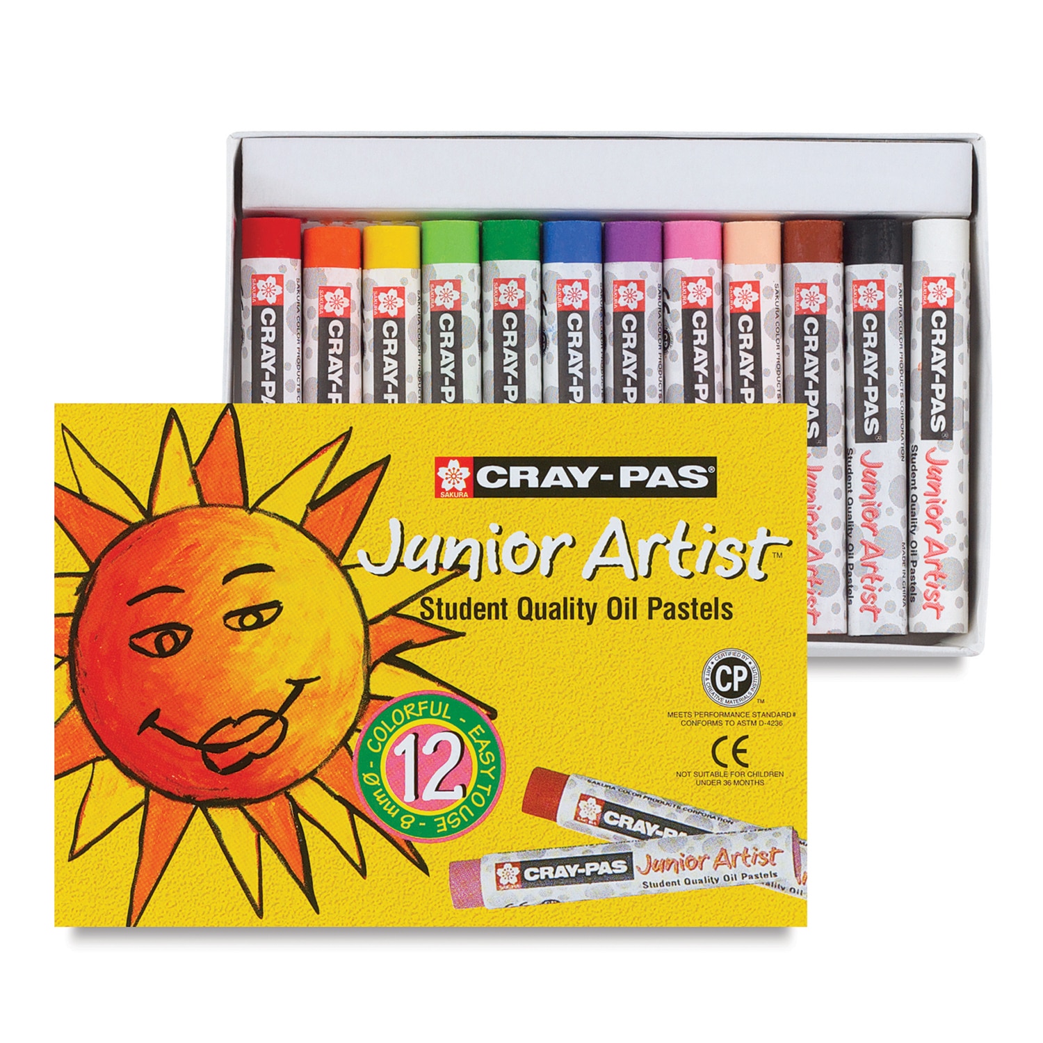 Cray Pas Jr Artist (12 Pcs)