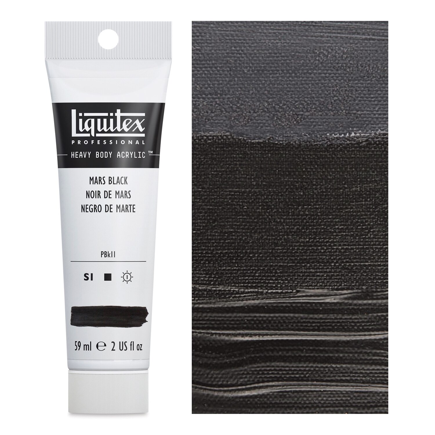 Liquitex Professional Heavy Body Acrylic Color, 2 oz., Mars Black