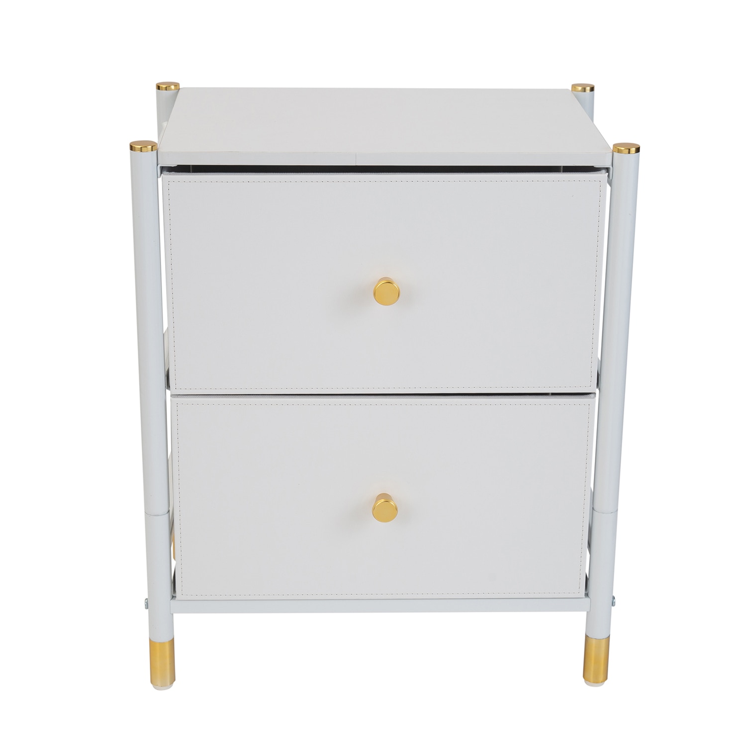 Simplify 2 Drawer Luxury Nightstand