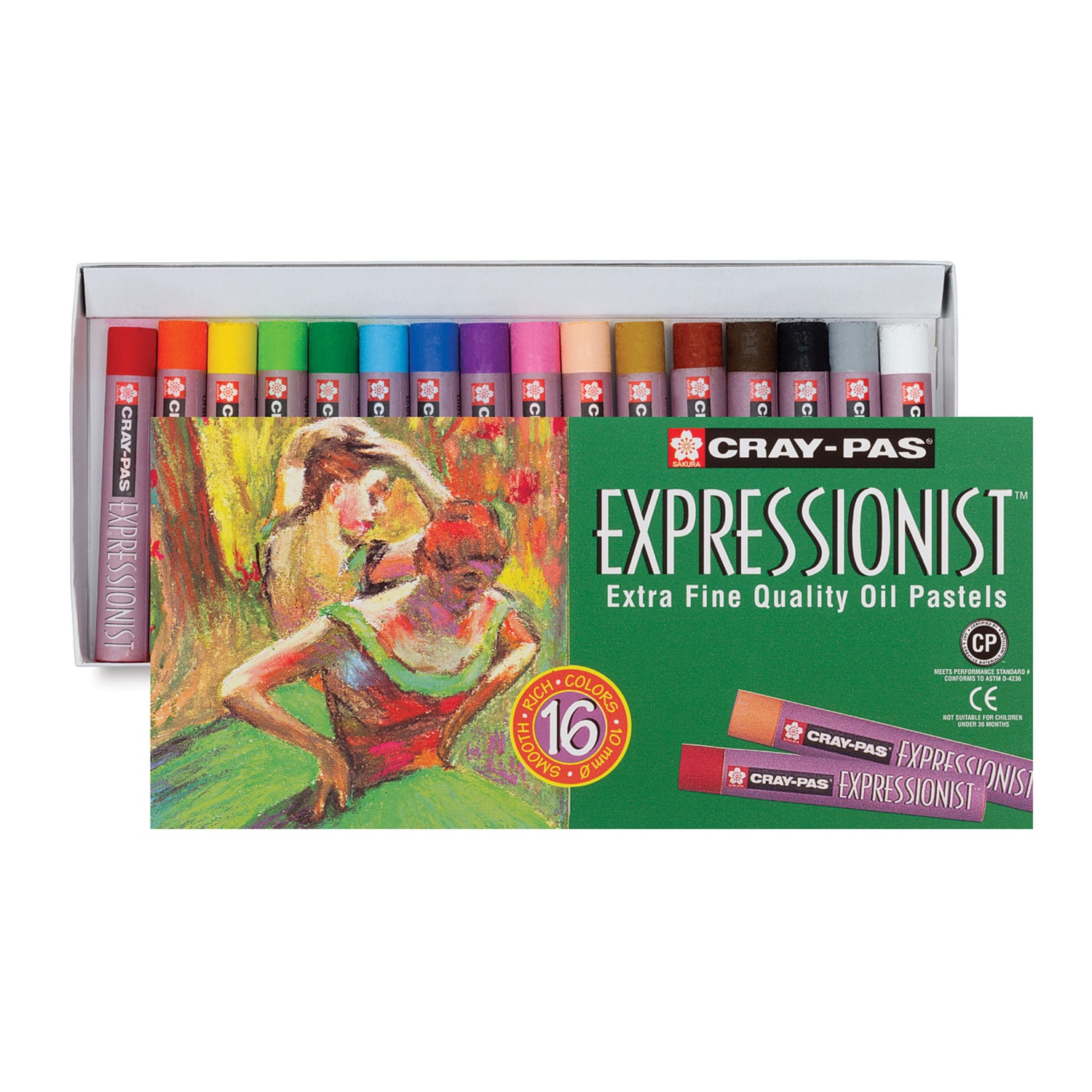 Sakura Cray-Pas Expressionist Oil Pastel Sets - Set of 16