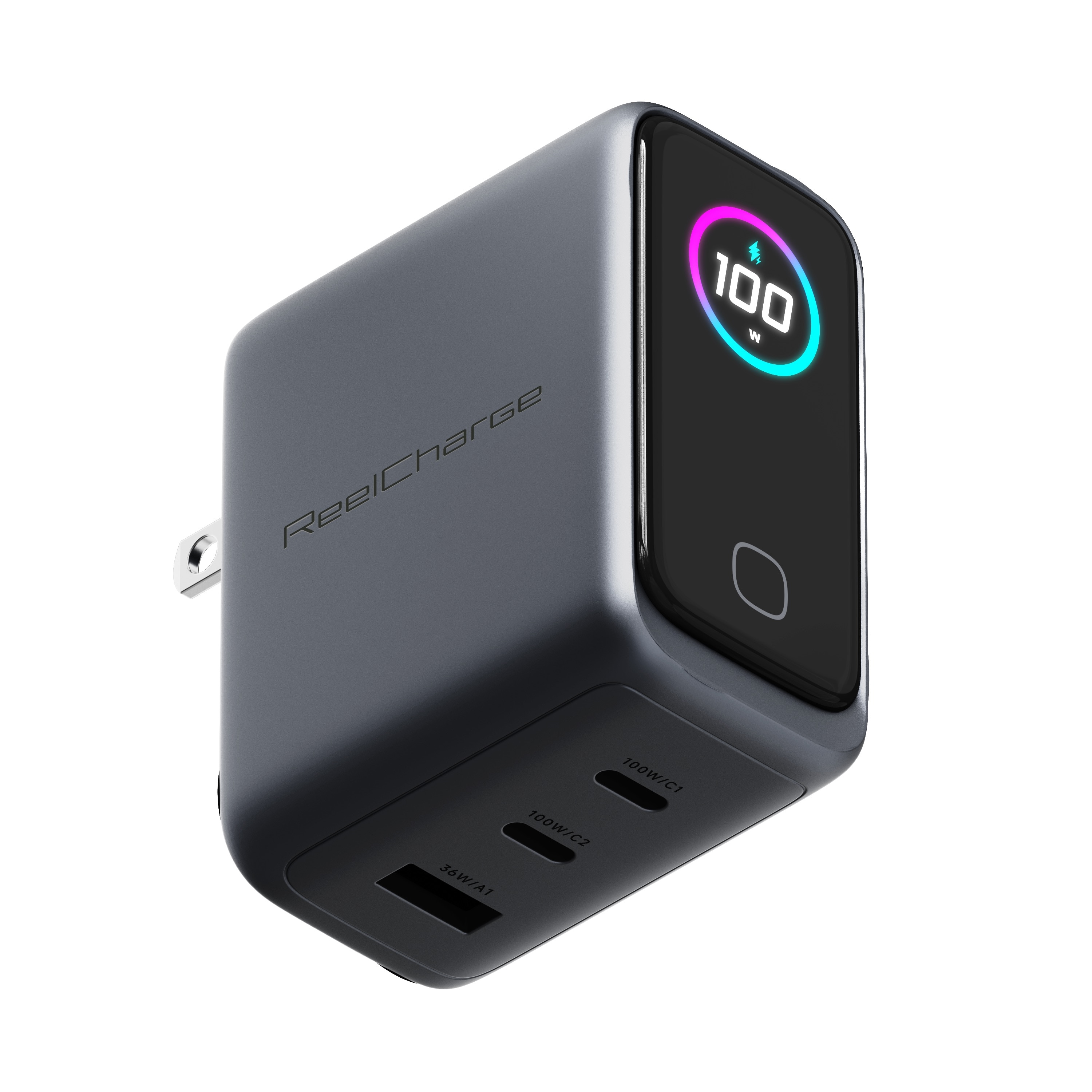 ReelCharge Smart Wall Charger 100W GaN