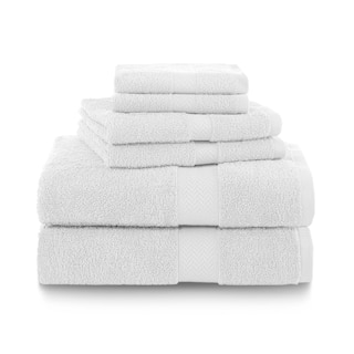 Martex Ringspun 6 Piece Optical White Bath Towel Set