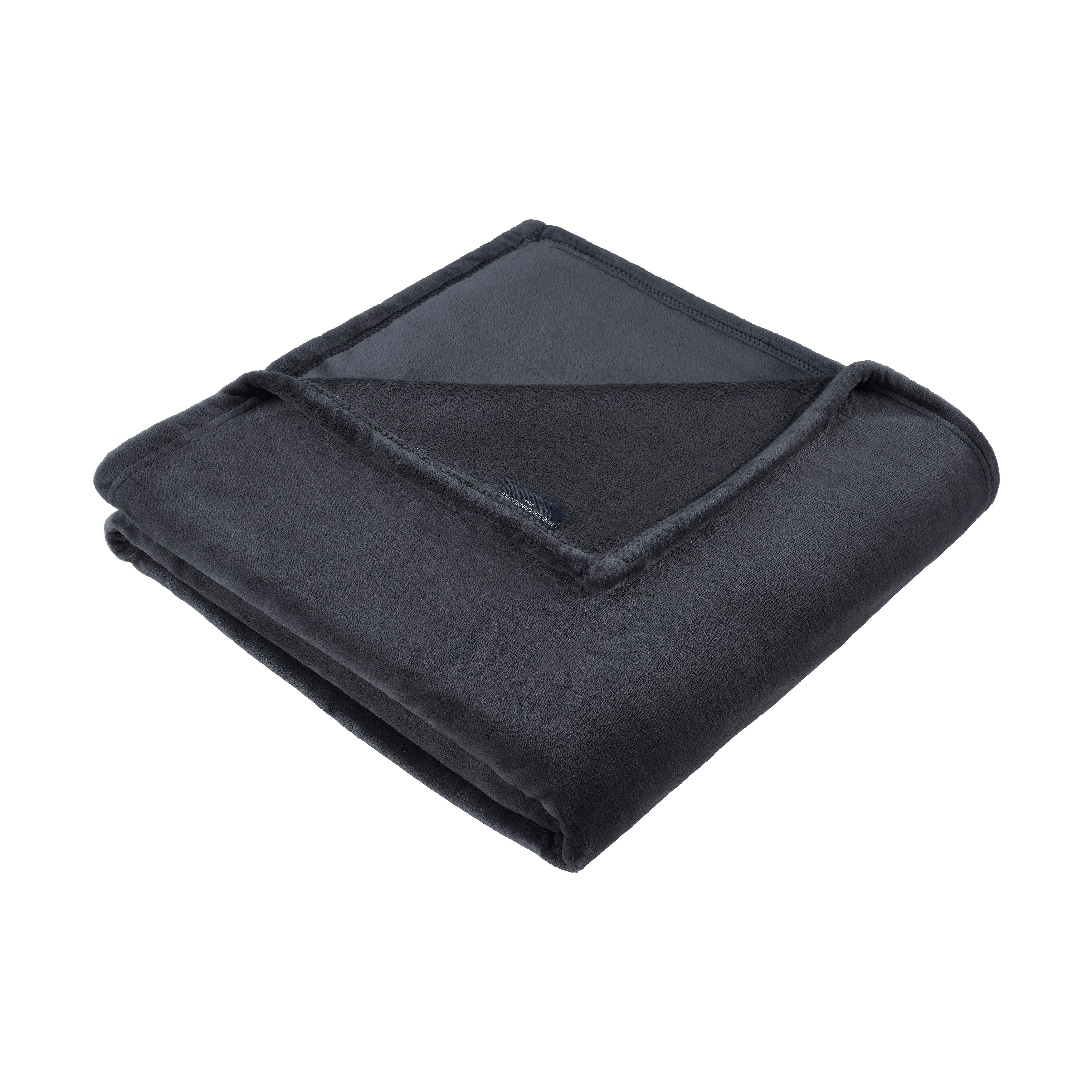 French Connection Navy 50"x70" Throw Blanket
