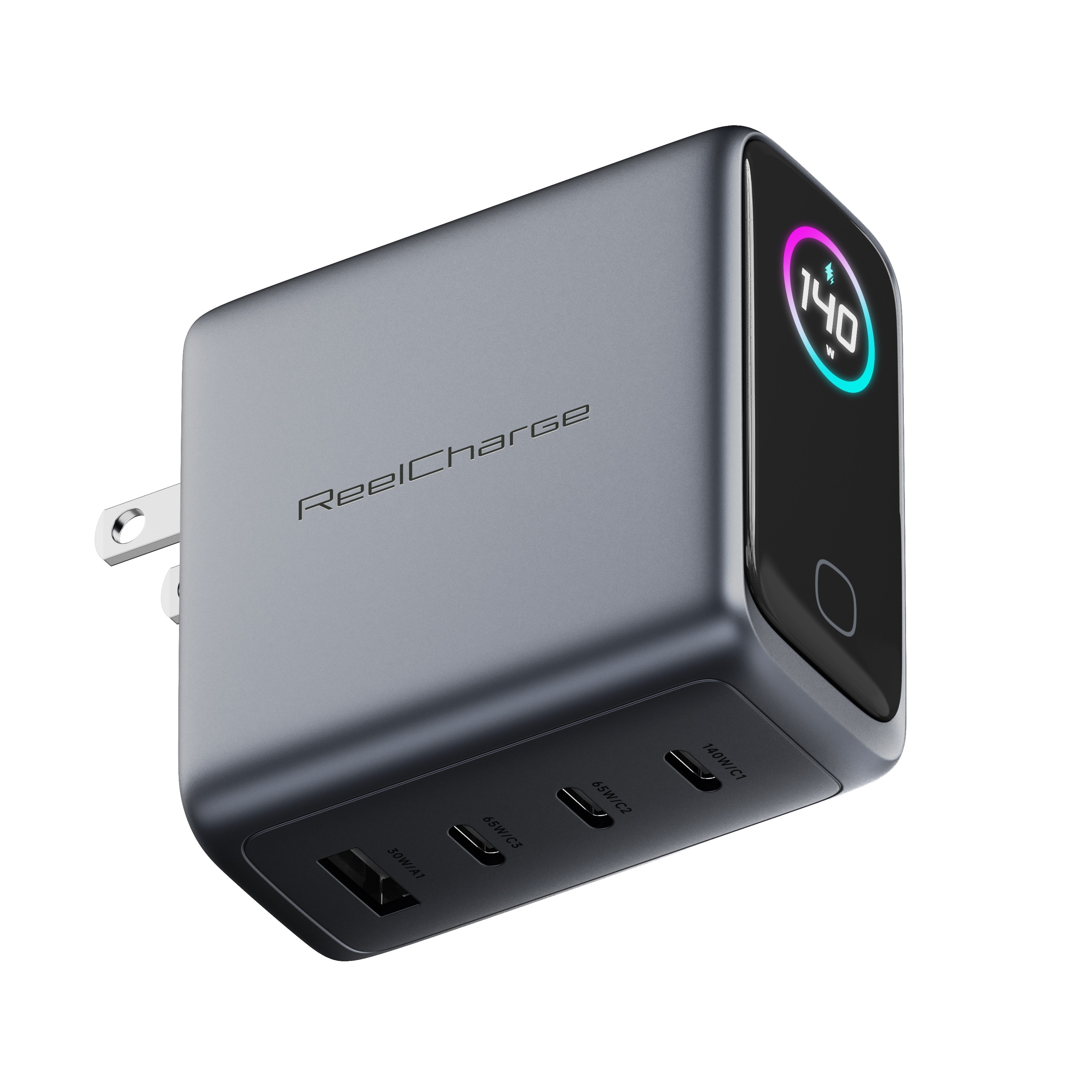 ReelCharger Smart Wall Charger 140W GaN