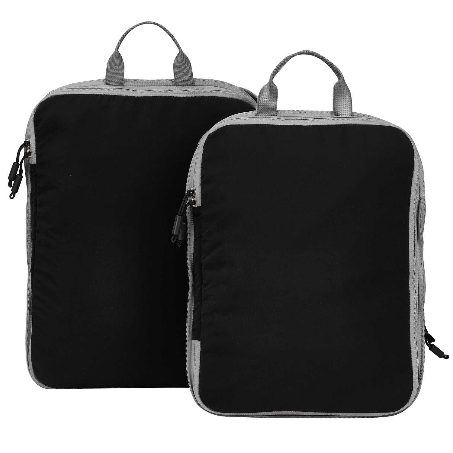 GForce 2 Piece Compression Packing Cube Set in Black