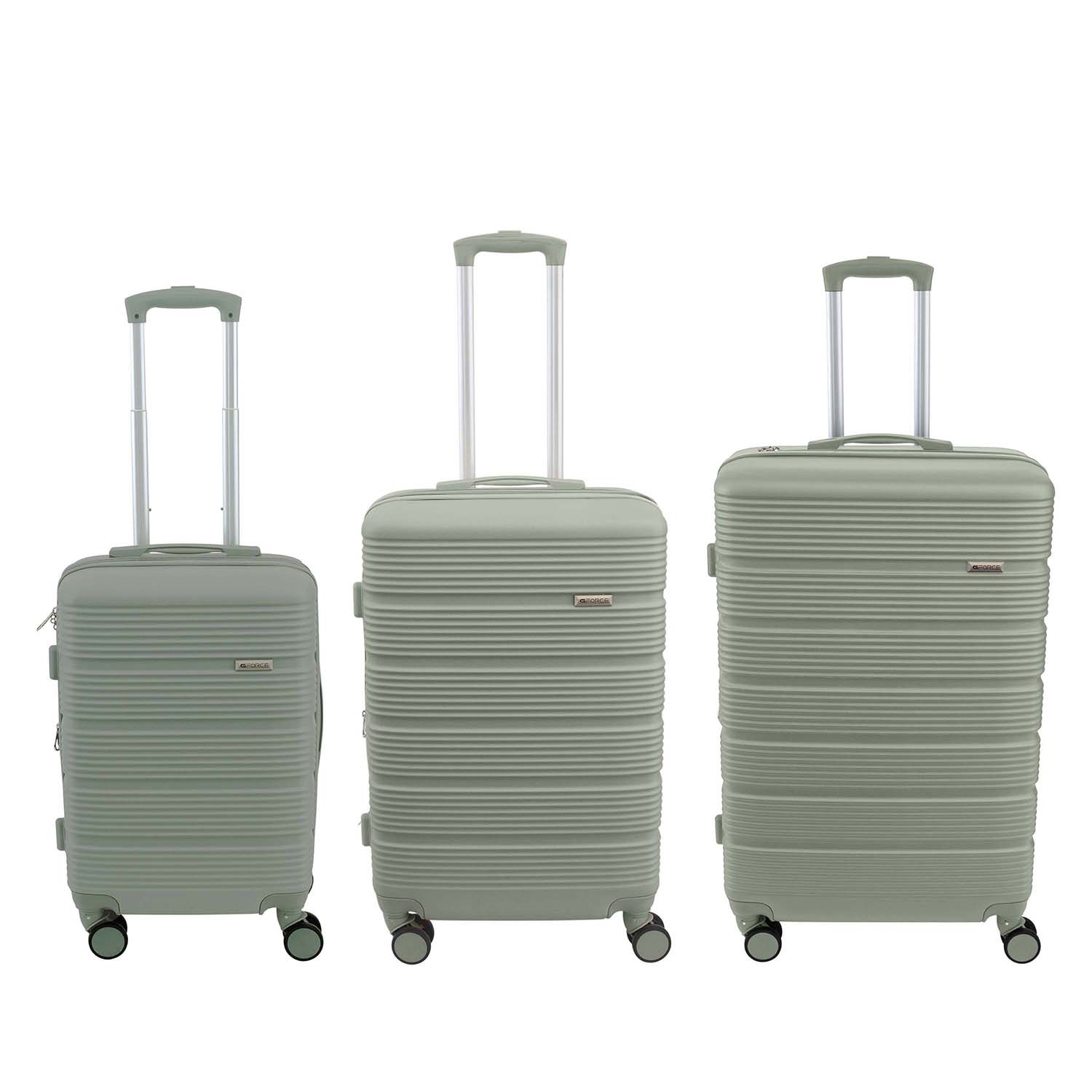 G-Force 3 Piece Expandable Rolling Luggage Set