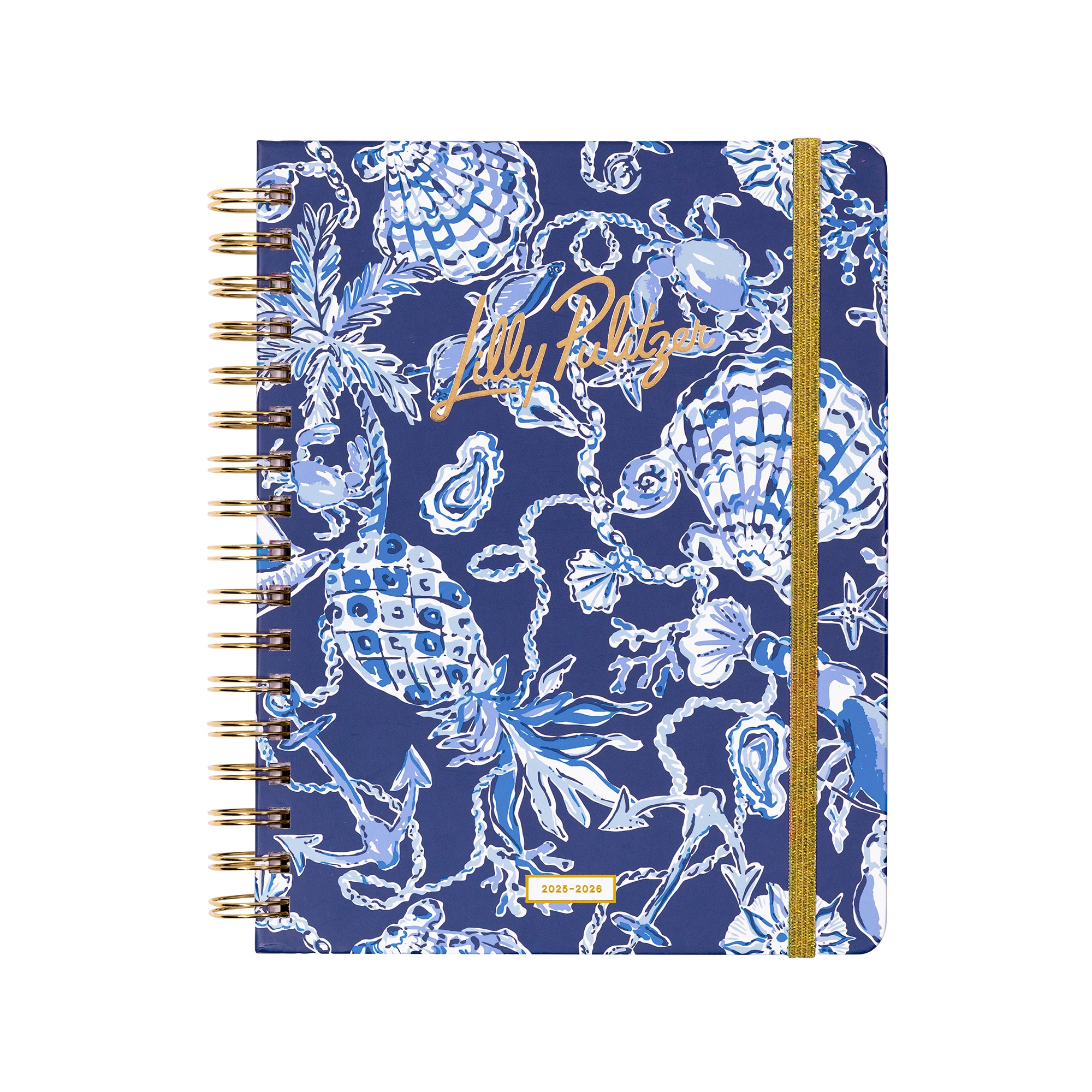 Lilly Pulitzer Large 17 Month Agenda - Sapphire Pool Barefoot Beachcomber