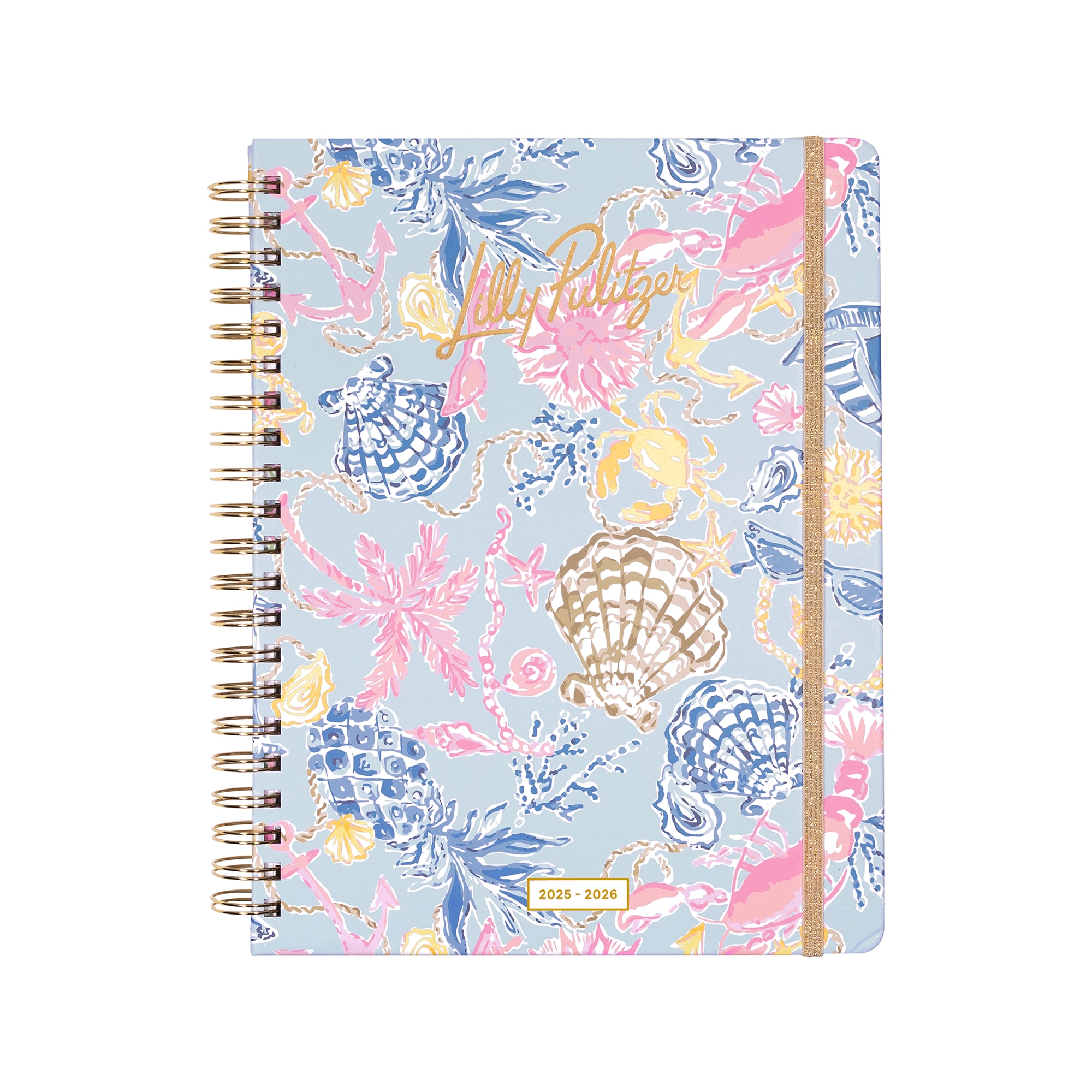 Lilly Pulitzer Jumbo 17 Month Agenda - Bluette Lil Barefoot Beachcomber