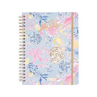 Lilly Pulitzer Jumbo 17 Month Agenda - Bluette Lil Barefoot Beachcomber