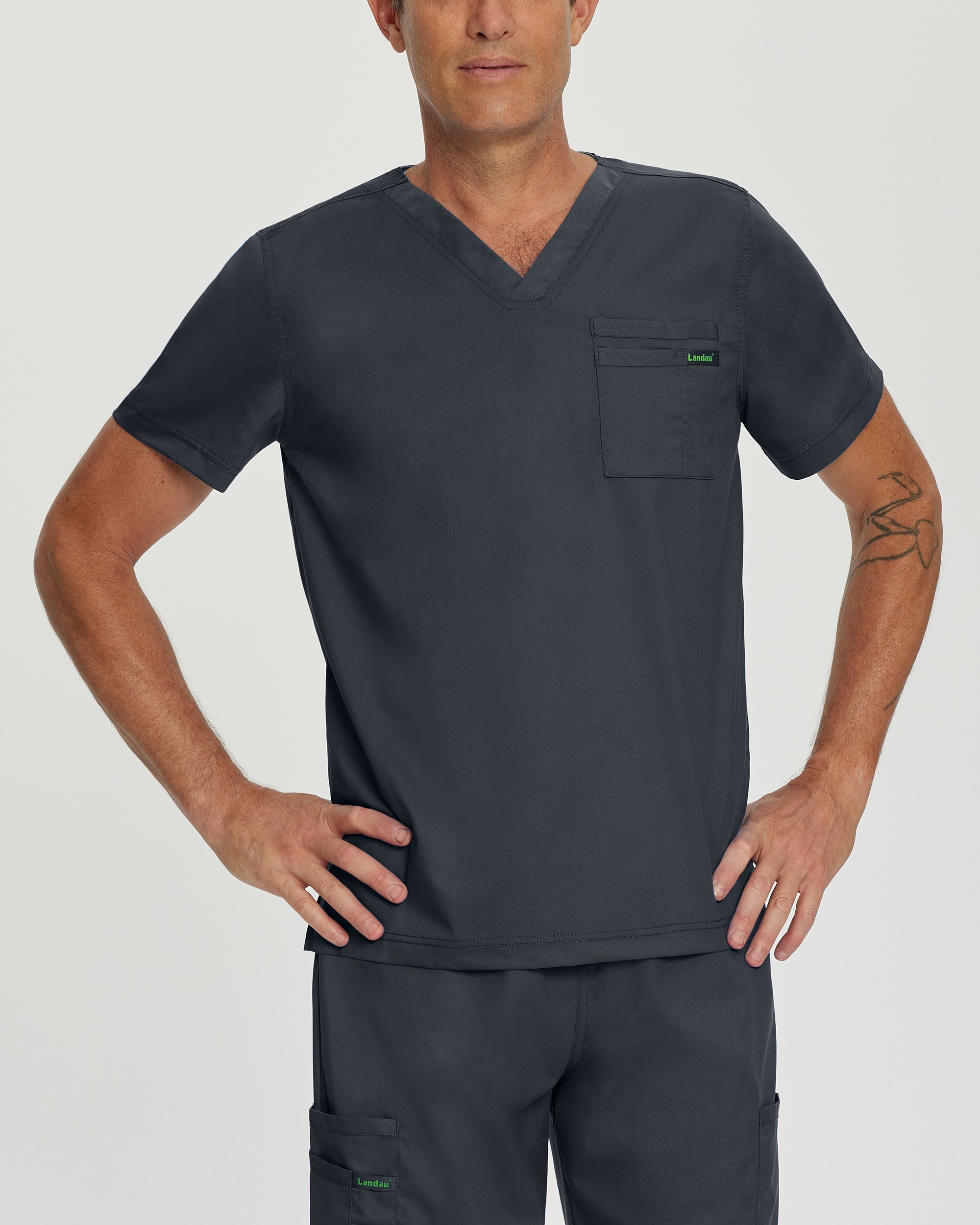 Landau ProFlex Unisex V-Neck Scrub Top