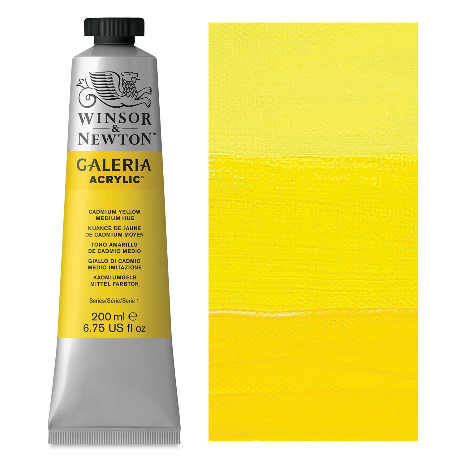Galeria Acrylic Cad Yell Med 200ml