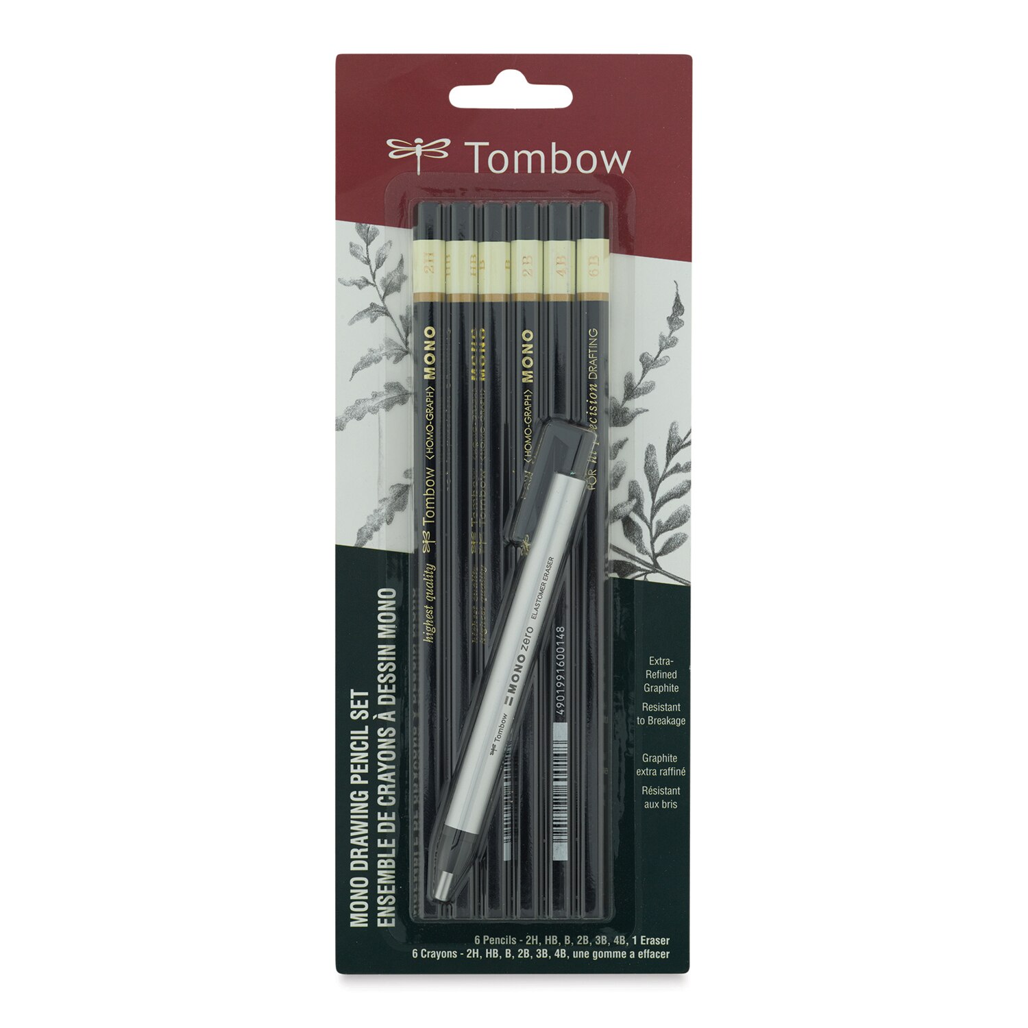 Tombow Mono Professional Drawing Pencil - Set of 7