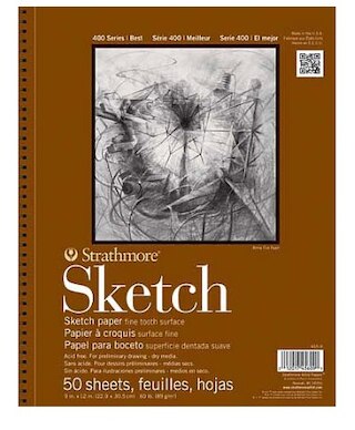 Strathmore Sketch Paper Pad, 400 Series, 9