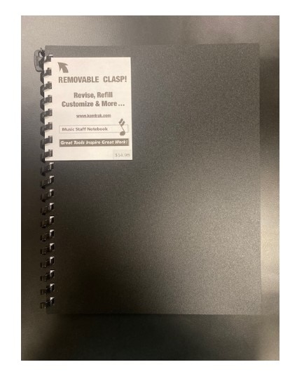 12 Stave Notebook