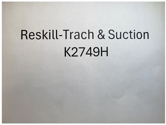 Reskill-Trach And Suction K2749H