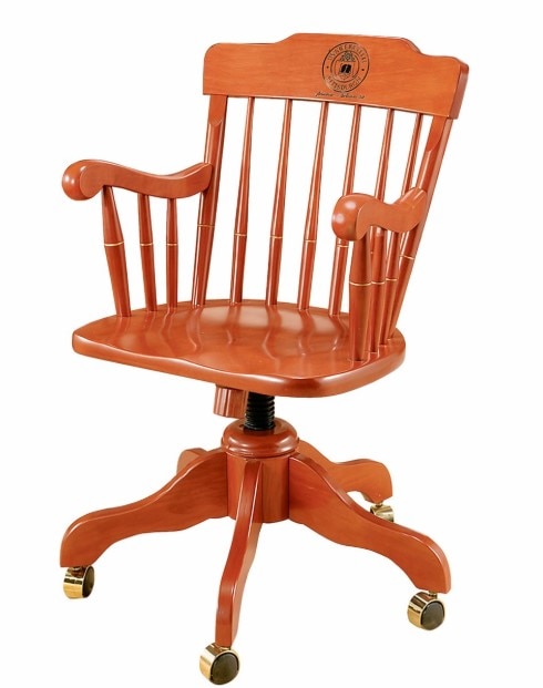 Swivel Desk Chair Laser in Cherry