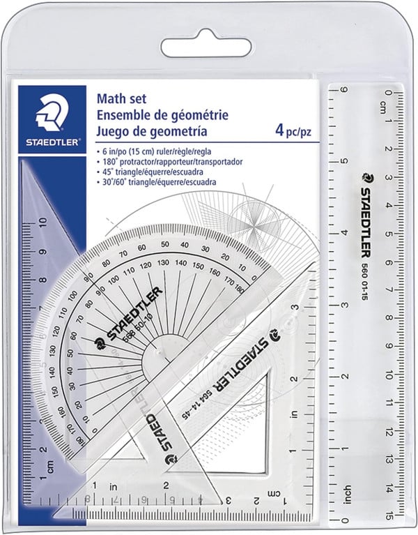 Staedtler 4 Piece Math Set