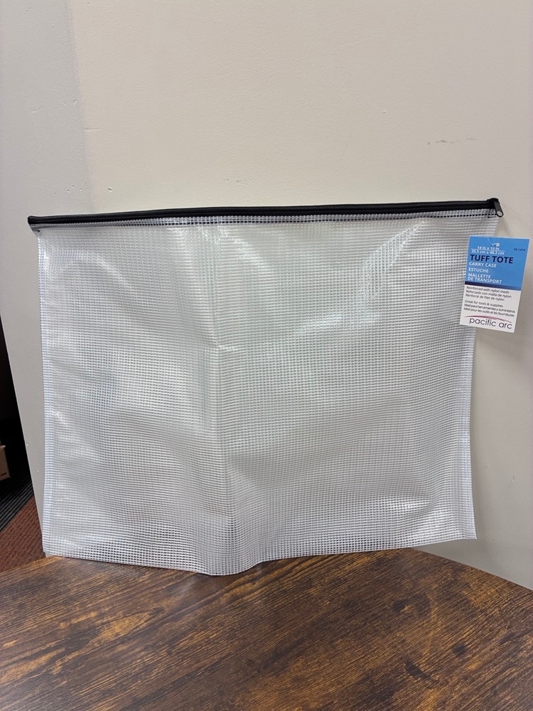 Vinyl Mesh Storage Bag 14x19