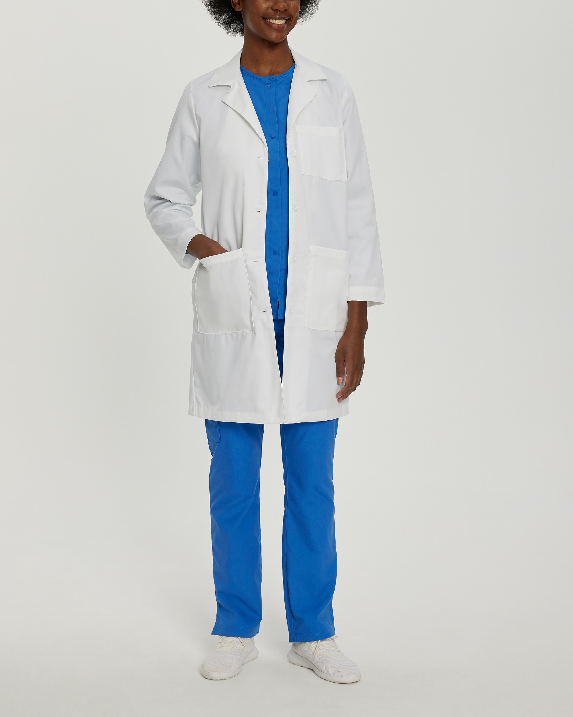 Womens Labcoat 4 Btn Closure