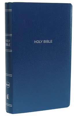 NKJV  Gift and Award Bible  Leather-Look  Blue  Red Letter Edition