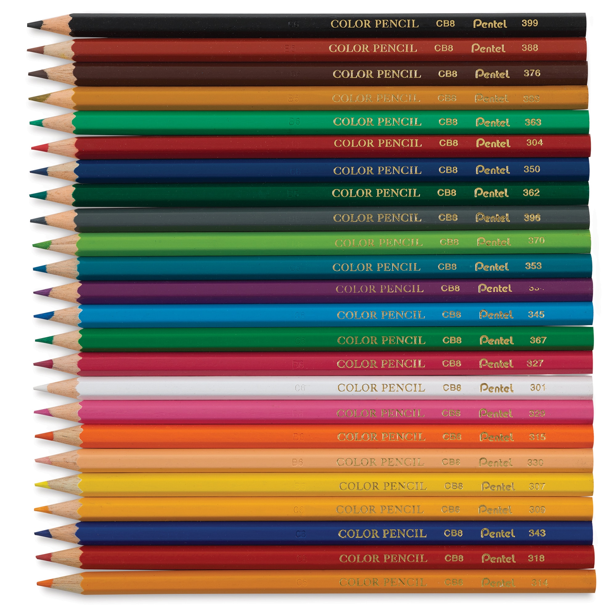 Pentel Arts Color Pencil Set - Assorted Colors Set of 24