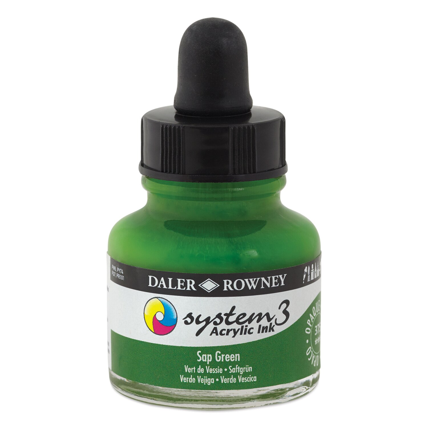 Daler-Rowney System3 Acrylic Ink Sap Green