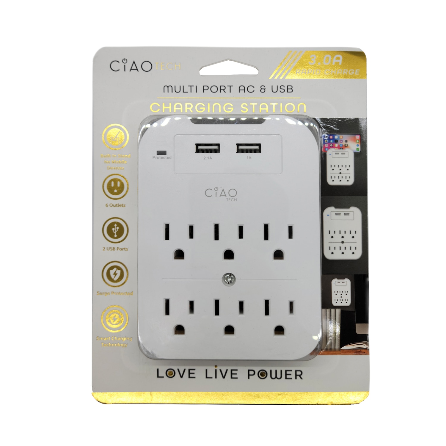 Multiport Charging Wall Adapter