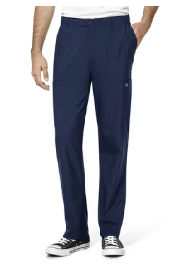 WonderWink W123 Men's Flat Front Cargo Scrub Pant, 5355