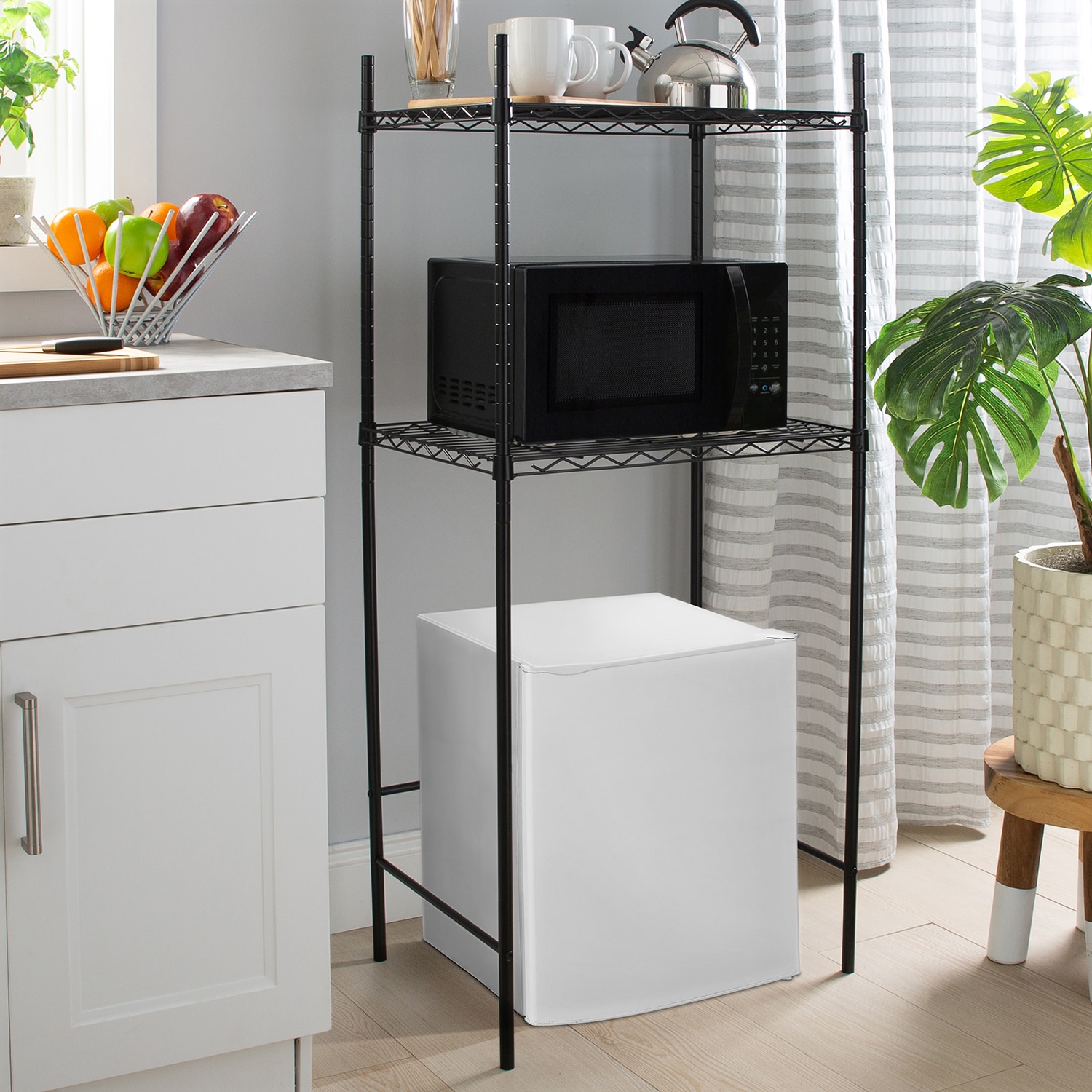 Neu Home Mini Fridge And Microwave Stand