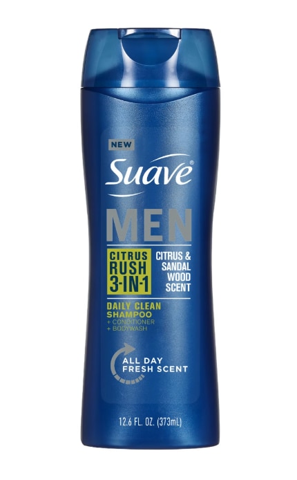 Suave - 3-in-1 Men's Citrus Rush - 12.6oz