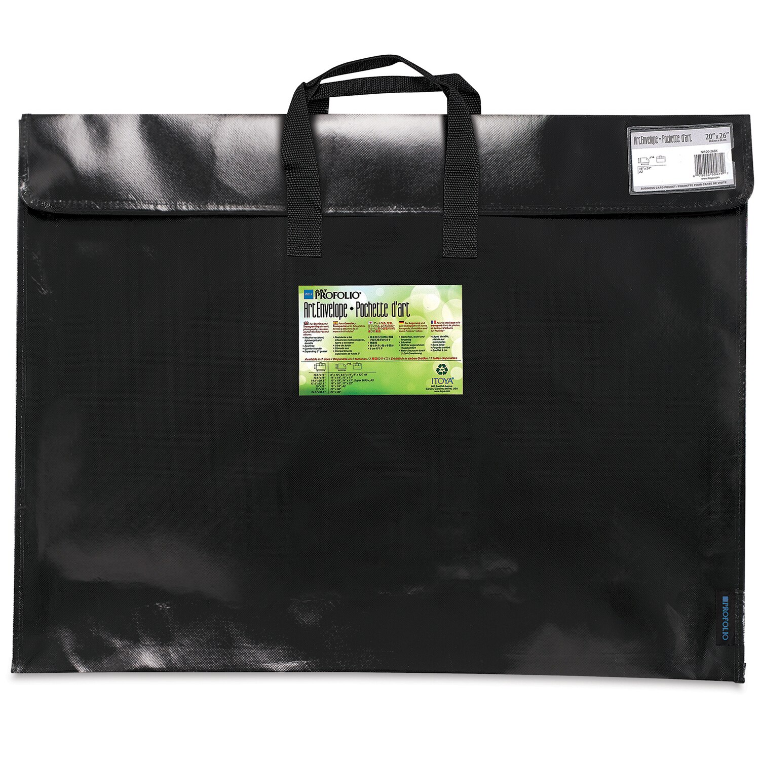 Itoya Art Profolio All-Weather Portfolio - 20" x 26" Black