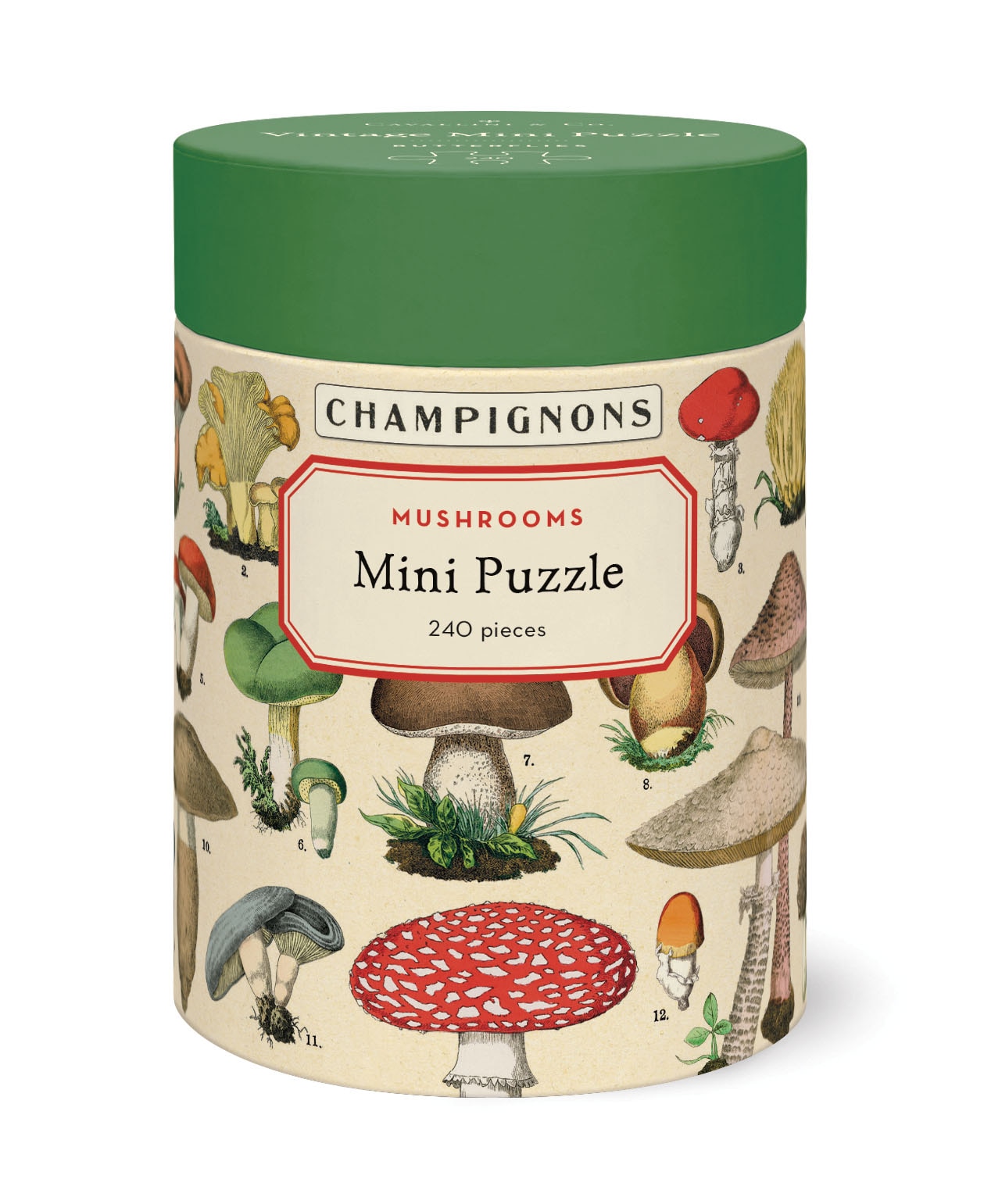 Cavallini Mushrooms 240 Pieces Mini Puzzle