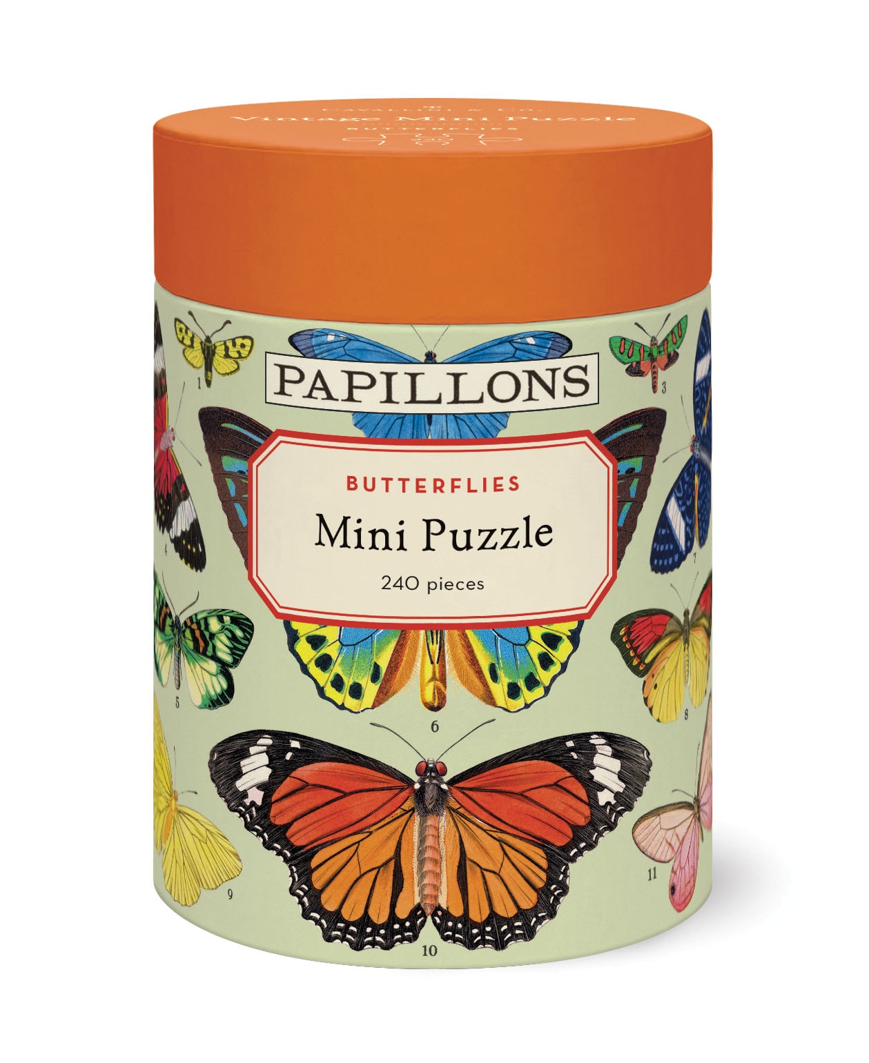 Cavallini Butterflies 240 Pieces Mini Puzzle