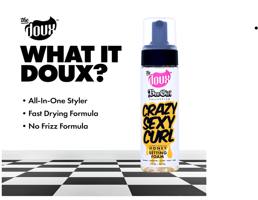The Doux - Setting Foam Crazy Sexy Curl Honey - 7oz