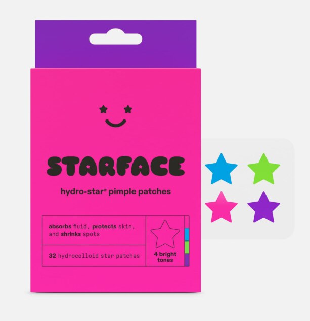 Starface - Pimple Patches Hydro-Star Pink - 32CT