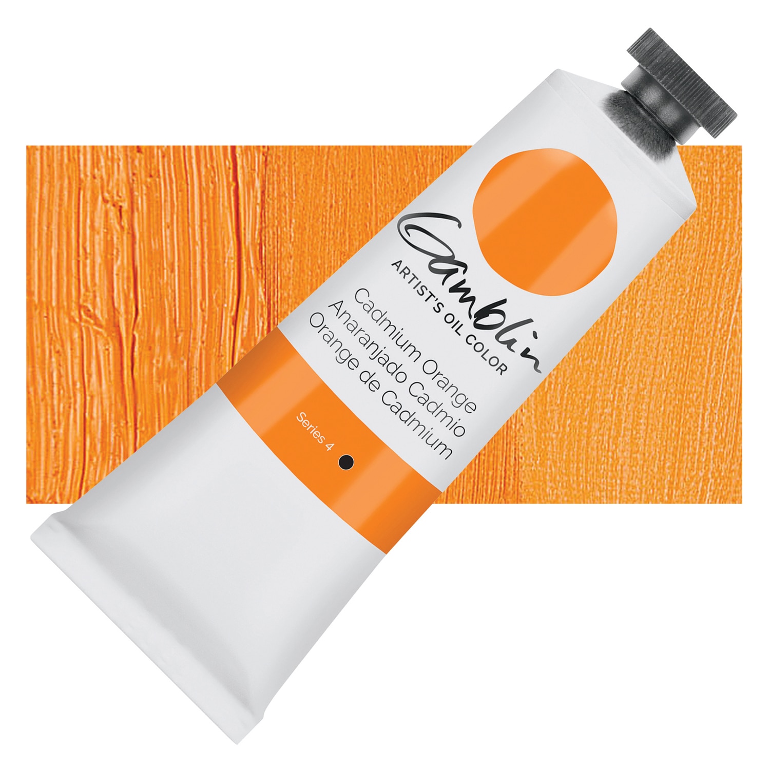 Gamblin Artist Grade Oil Color, 37ml, Cadmium Orange