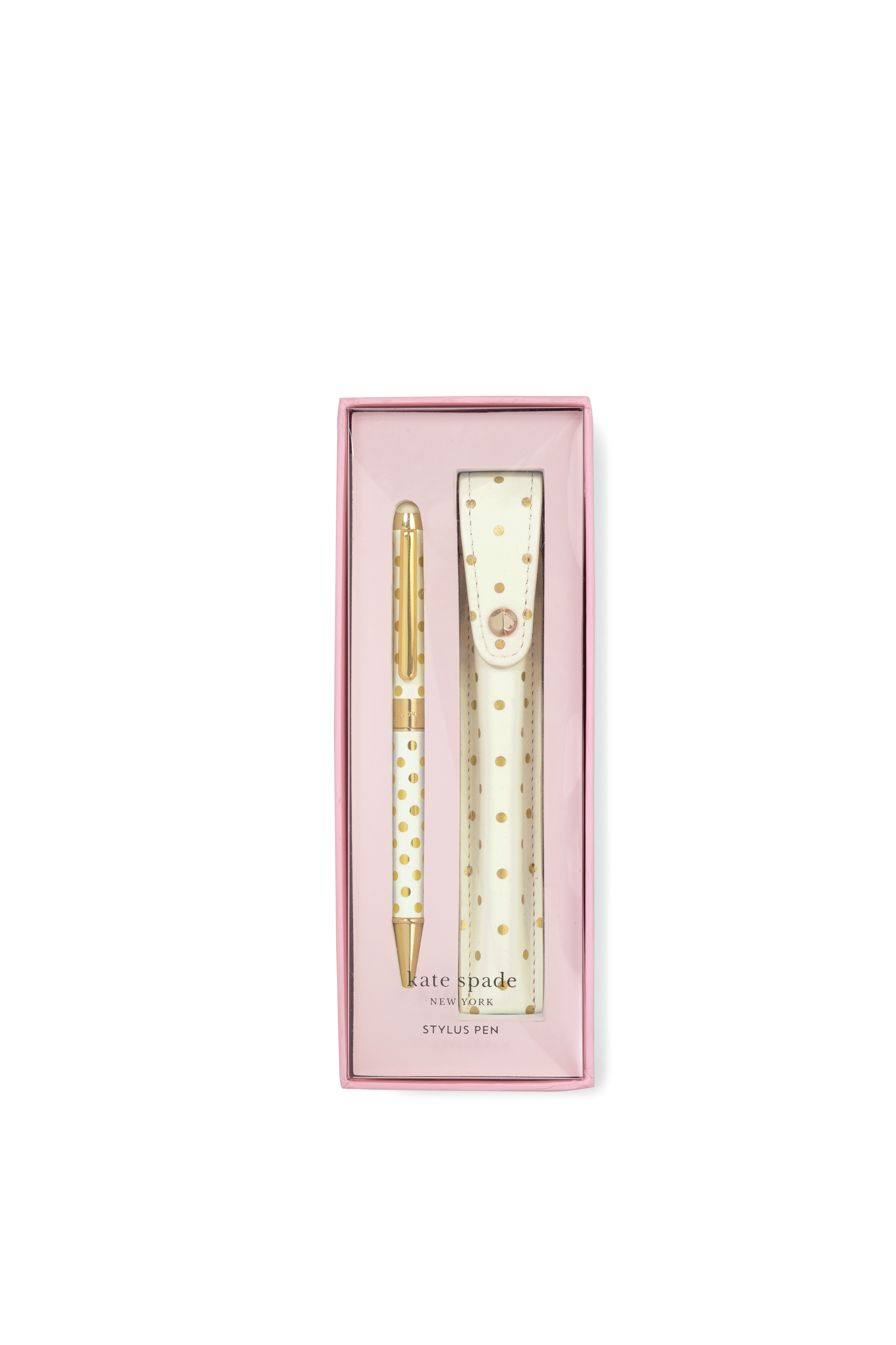 kate spade new york Stylus Pen with Pouch - Gold Dots