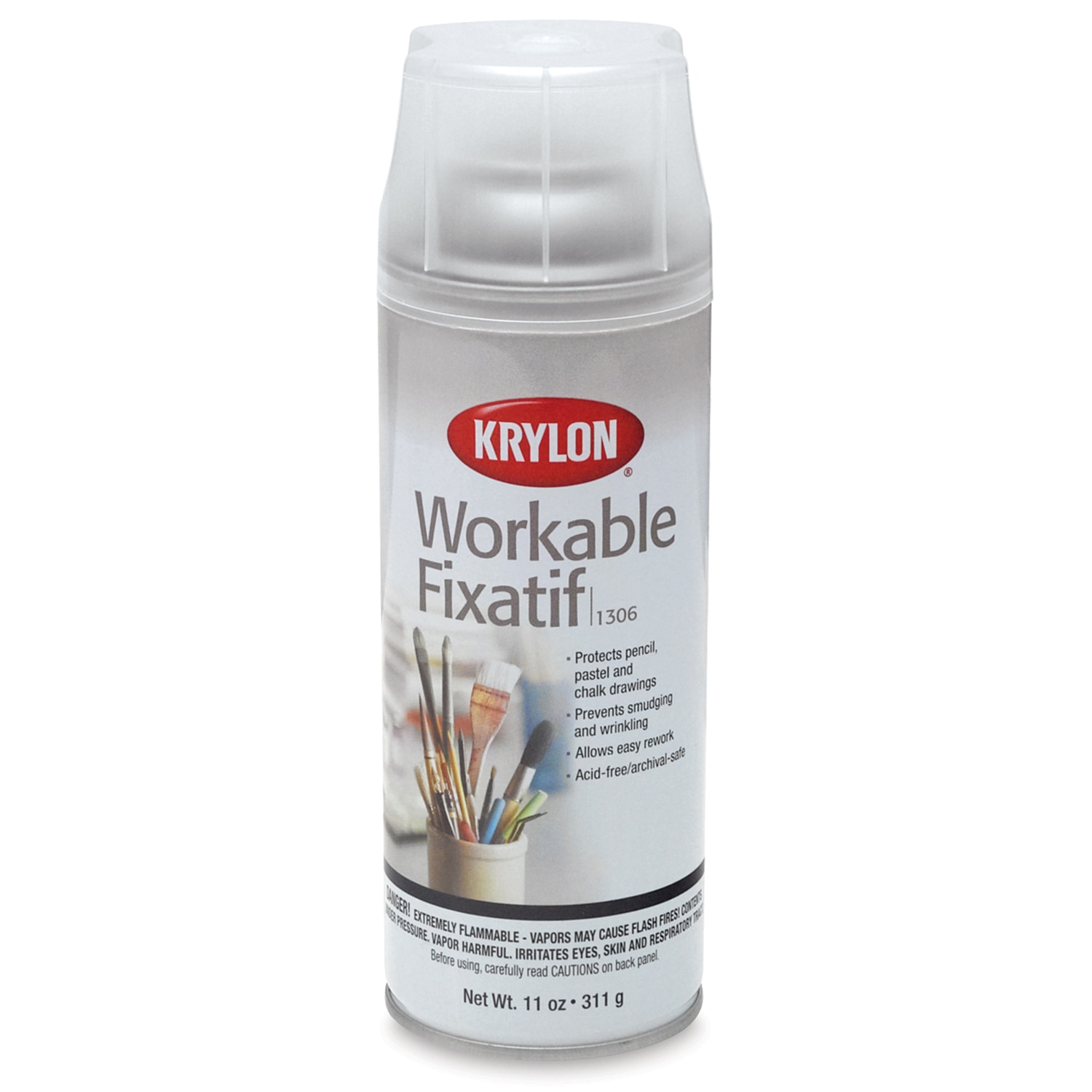 Krylon Workable Fixative - 11 oz Matte Spray Can