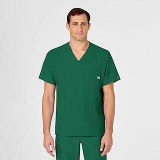 W123 Men's V-Neck Top, 6355