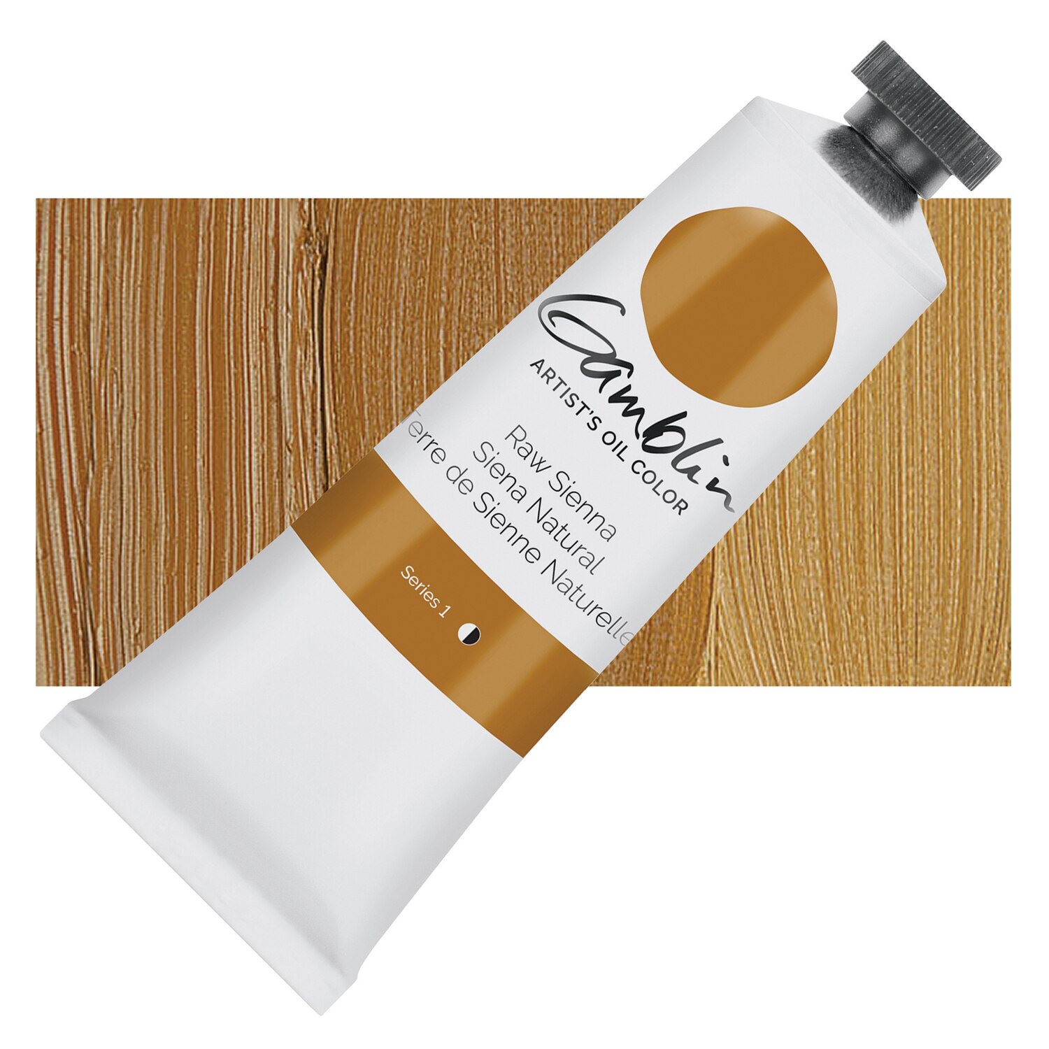 Gamblin Artist Grade Oil Color, 37ml, Raw Sienna